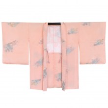 Хаори - японский шелковый кимоно-жакет. Цвет розовый