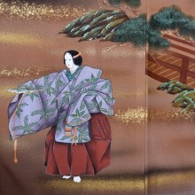 Japanese Silk Kimono Houmongi - KM628